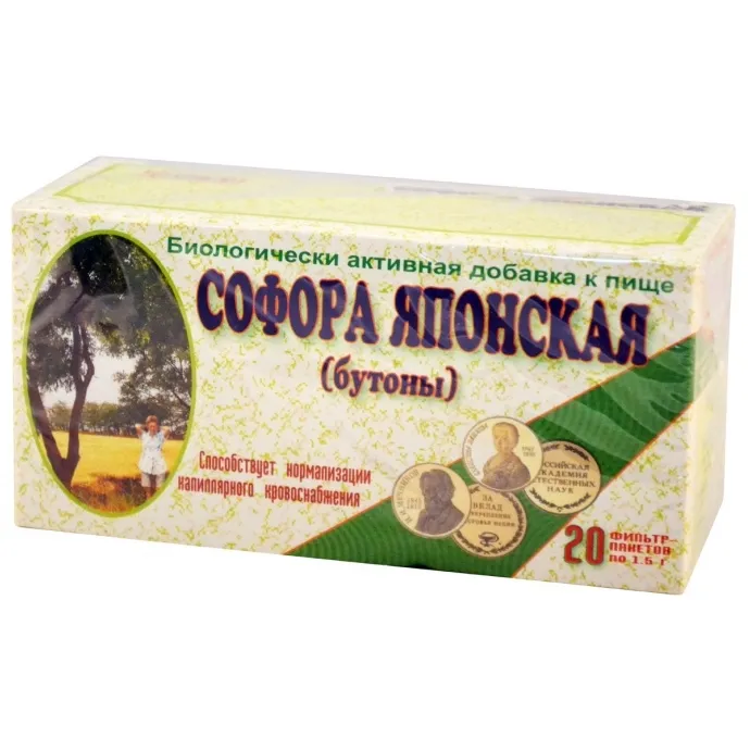 Фиточай Софора японская, фиточай, 1.5 г, 20 шт.