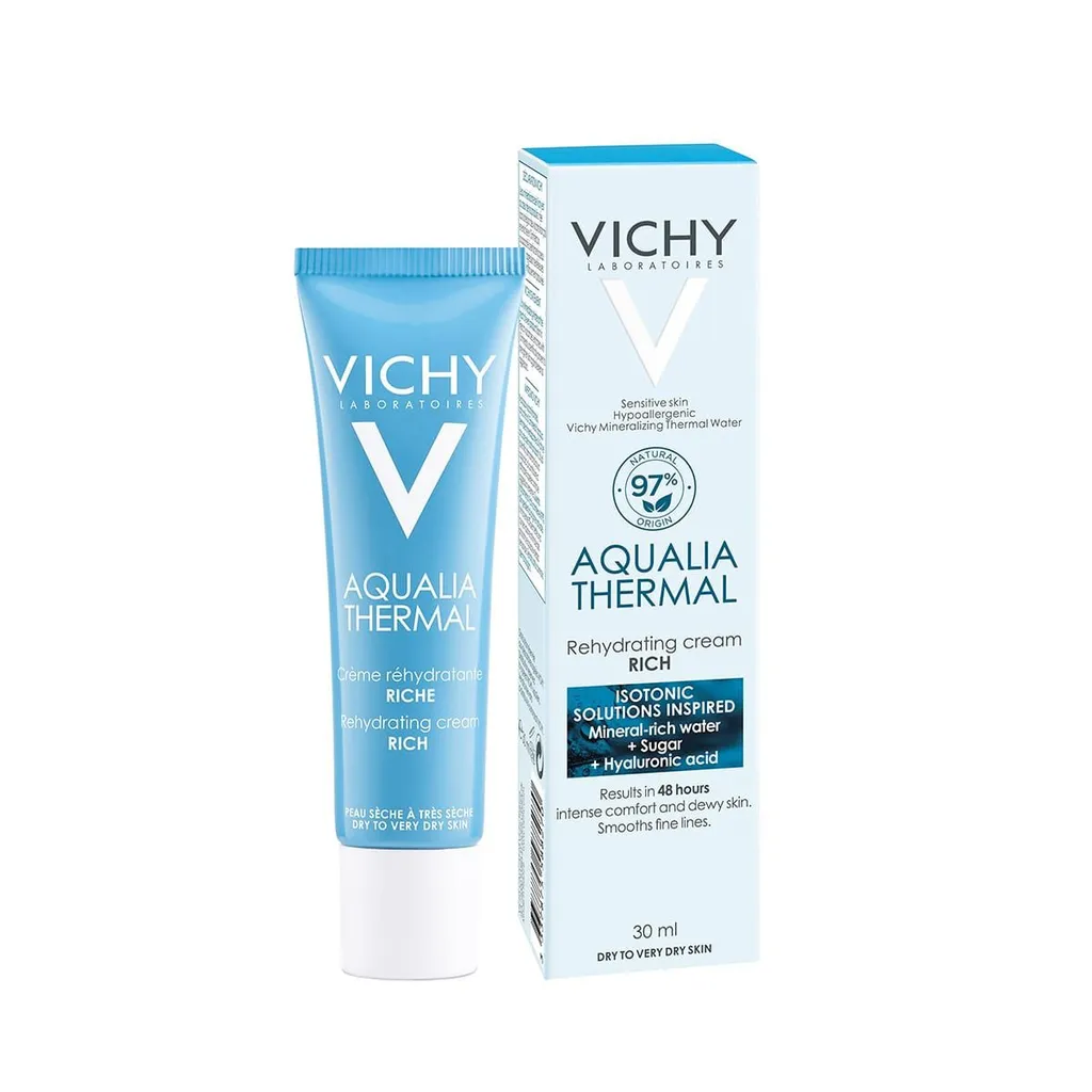 Vichy Aqualia Thermal Увлажняющий насыщенный крем, крем для лица, 30 мл, 1 шт.