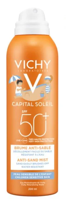 Vichy Capital Ideal Soleil Спрей-вуаль детский анти-песок SPF50+, спрей, 200 мл, 1 шт.