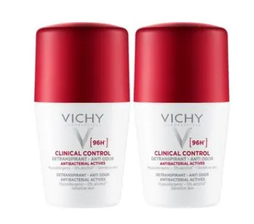 Vichy Clinical Control Дезодорант-антиперспирант 96 ч, део-ролик, 50 мл, 2 шт.