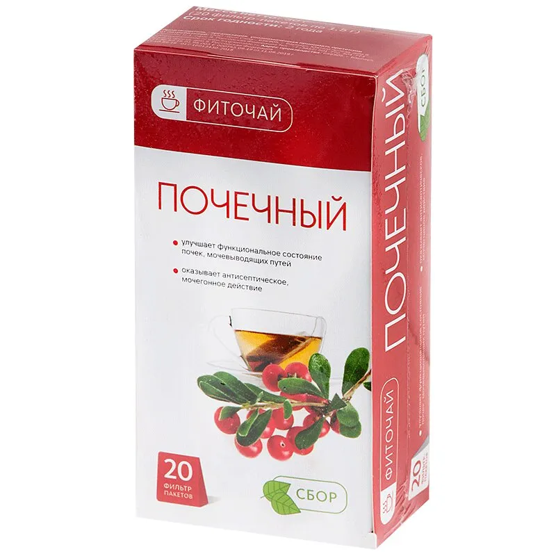 Фиточай Почечный, фиточай, 1.5 г, 20 шт., Грин Сайд