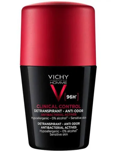 Vichy Home Clinical Control Дезодорант-антиперспирант 96 ч, део-ролик, 50 мл, 1 шт.