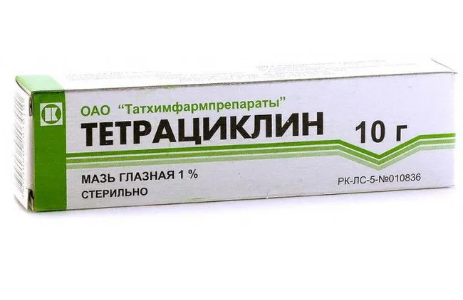 Тетрациклин (глазная мазь), 1%, мазь глазная, 10 г, 1 шт.