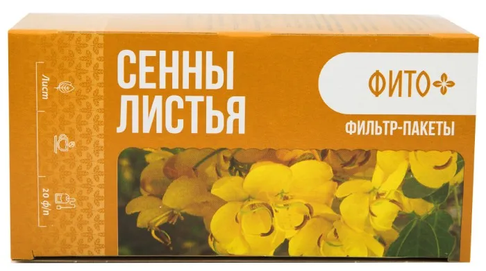 Фито+ Сенны листья, фиточай, 1.5 г, 20 шт.