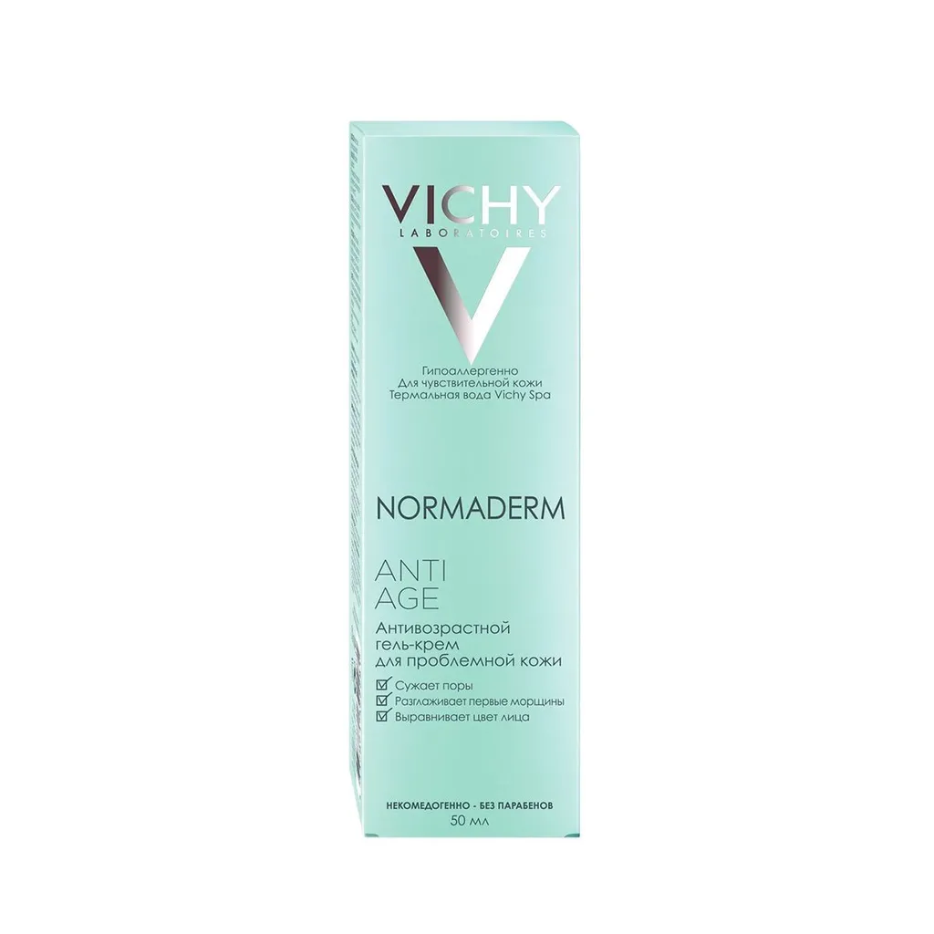 Vichy Normaderm Anti-Age антивозрастной крем для проблемной кожи, крем-гель, 50 мл, 1 шт.