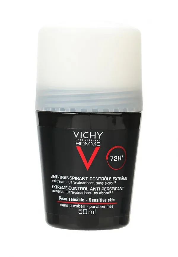 Vichy Homme дезодорант против избыточного потоотделения 72ч, 50 мл, 1 шт.