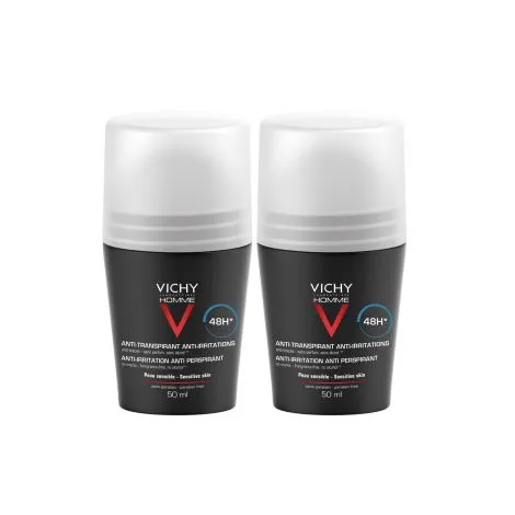 Vichy Homme дезодорант для чувствительной кожи 48 ч, 50 мл, 2 шт.