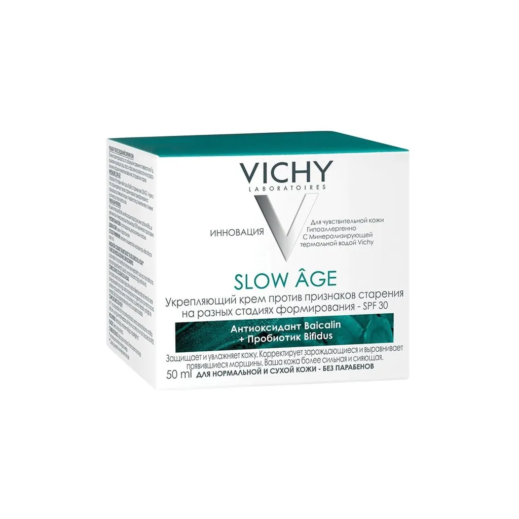 Vichy Slow Age крем для для нормальной и сухой кожи SPF30, крем для лица, 50 мл, 1 шт.