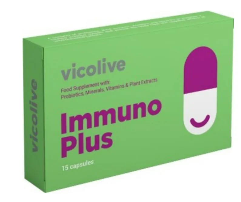 Vicolive Immuno Plus Комплекс для иммунитета, капсулы, 15 шт.