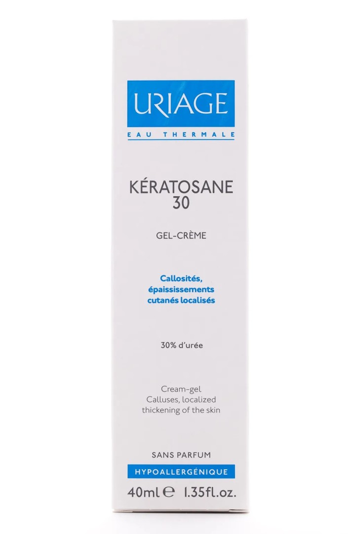 Uriage Keratosane 30 Гель-крем для утолщенной мозолистой кожи, крем-гель, 40 мл, 1 шт.