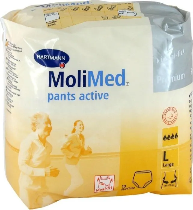 Molimed Premium Pants Трусики впитывающие для женщин Актив, Large L (3), 3 капли, 10 шт.