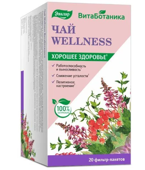 ВитаБотаника Чай Wellness Хорошее здоровье, 1.5 г, 20 шт.