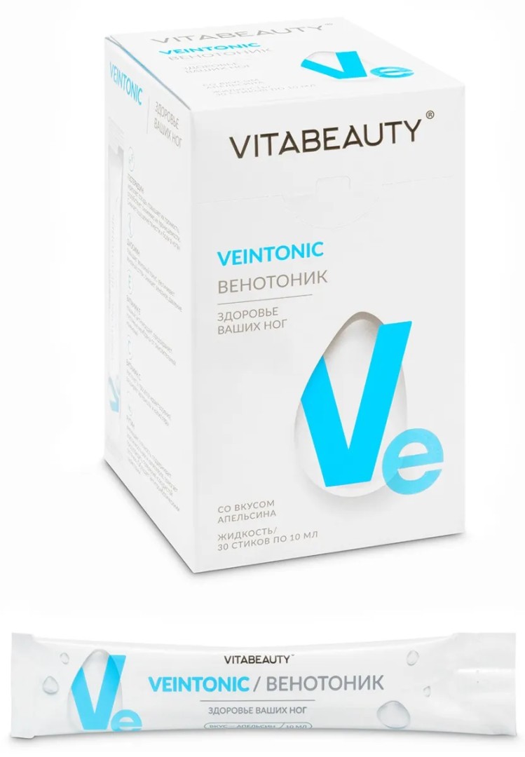 Vitabeauty Венотоник, раствор для приема внутрь, 10 мл, 30 шт.