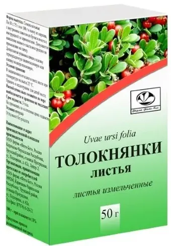 Толокнянки листья, сырье растительное, 50 г, 1 шт., Фито-Бот