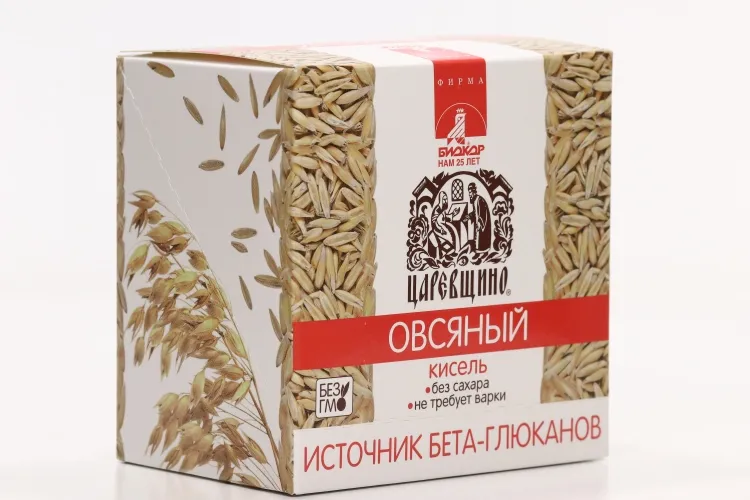 Царевщино Кисель овсяный, кисель, без сахара, 25 г, 1 шт.