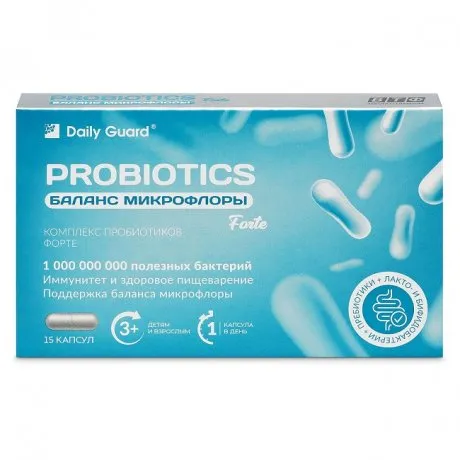 Probiotics Баланс микрофлоры Форте, капсулы, 15 шт.