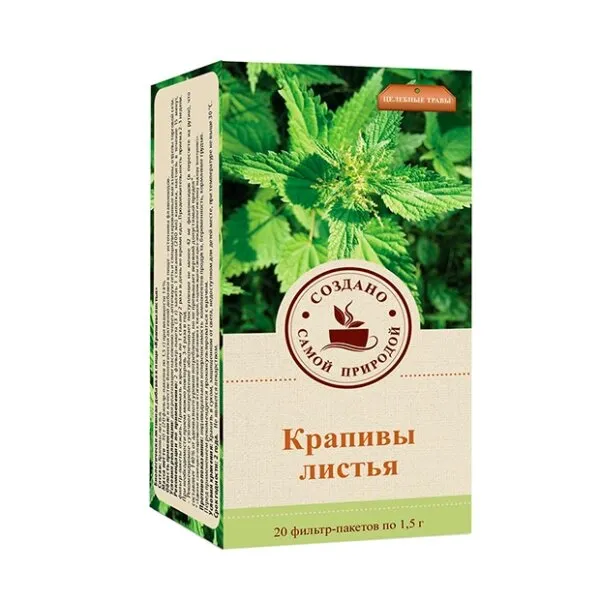 Целебная поляна Крапивы листья, фиточай, 1.5 г, 20 шт.