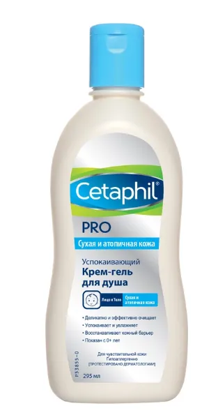 Cetaphil PRO Крем-гель для душа успокаивающий, 295 мл, 1 шт.