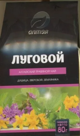 Чай Алтэя травяной Луговой, фиточай, 80 г, 1 шт.