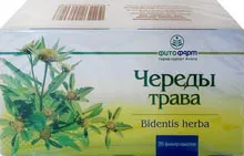 Череды трава, сырье растительное-порошок, 1.5 г, 20 шт., Фитофарм