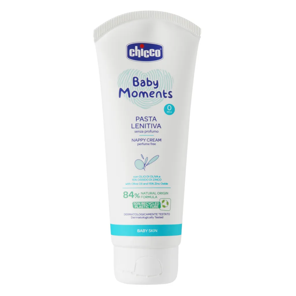 Chicco Baby moments Крем под подгузник, 0+, крем, 100 мл, 1 шт.