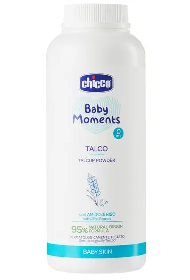 Chicco Baby moments Тальк защитный для детей, для детей с рождения, 150 г, 1 шт.