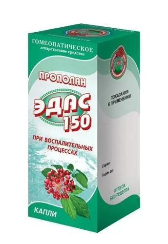 Эдас-150 Прополан, капли для приема внутрь гомеопатические, 25 мл, 1 шт.