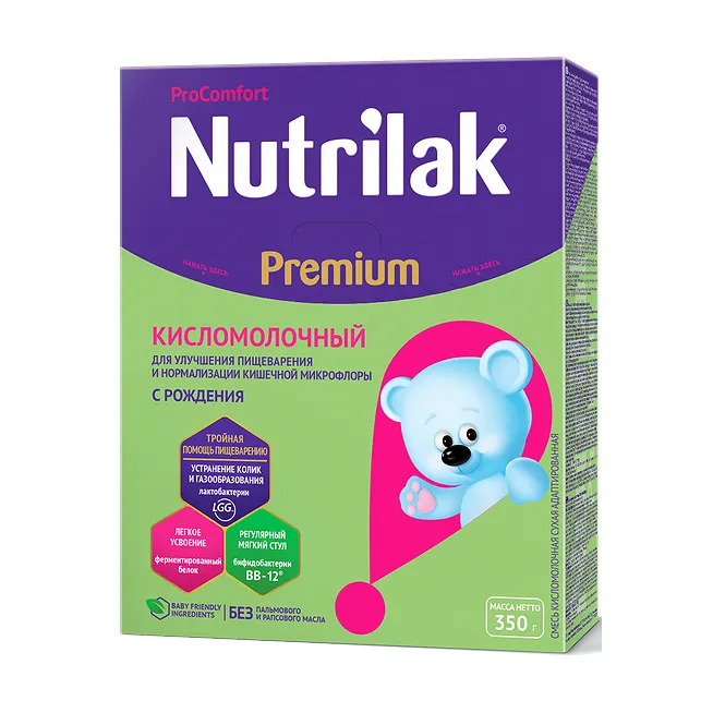 Nutrilak Premium Кисломолочный смесь сухая, смесь молочная сухая, 350 г, 1 шт.