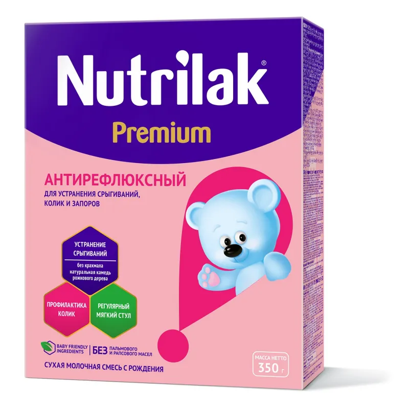 Nutrilak Premium смесь молочная Антирефлюкс, смесь молочная сухая, 350 г, 1 шт.