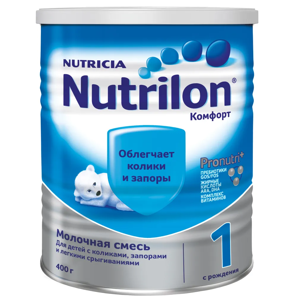 Nutrilon 1 Комфорт, смесь молочная сухая, 400 г, 1 шт.