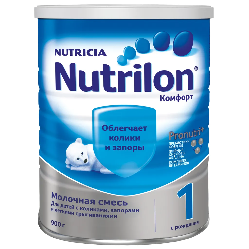 Nutrilon 1 Комфорт, смесь молочная сухая, 900 г, 1 шт.