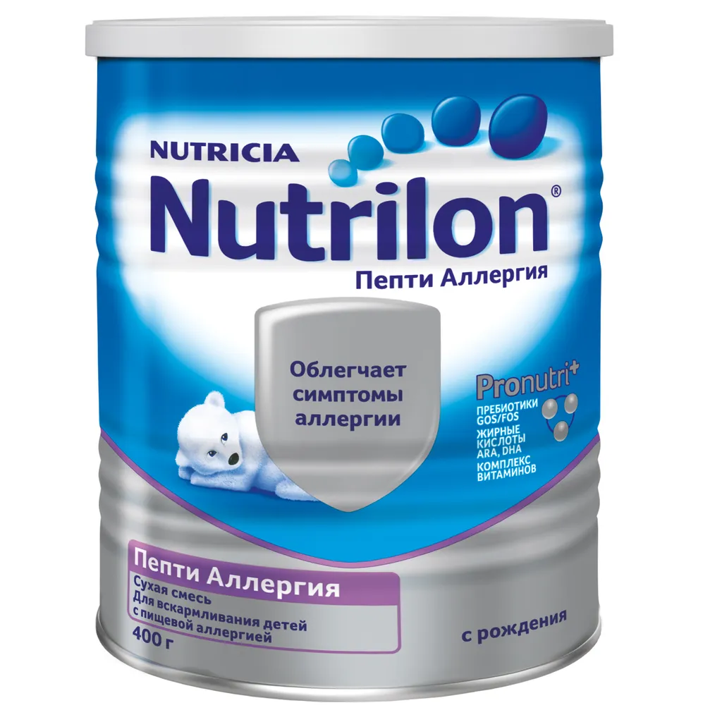 Nutrilon Пепти Аллергия, смесь молочная сухая, 400 г, 1 шт.