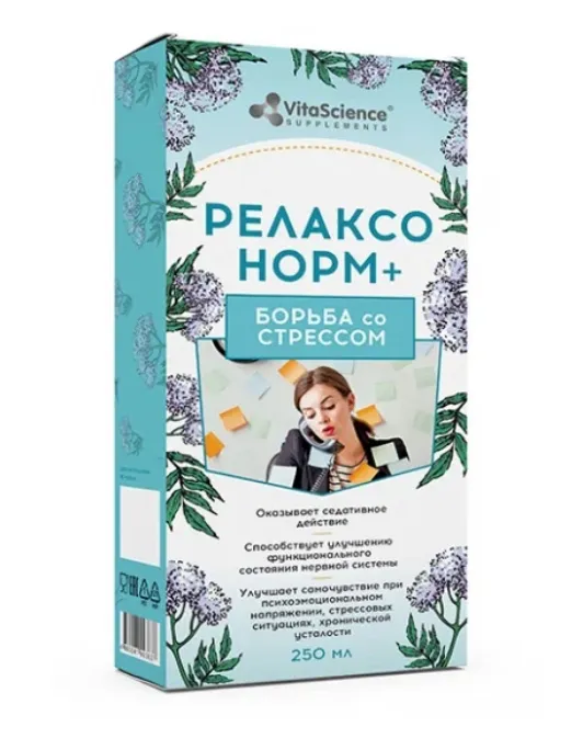 Vitascience Релаксонорм+, бальзам, 250 мл, 1 шт.