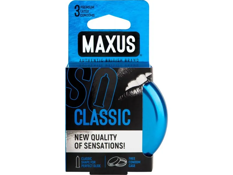 Maxus Classic презервативы классические, презерватив, 3 шт.