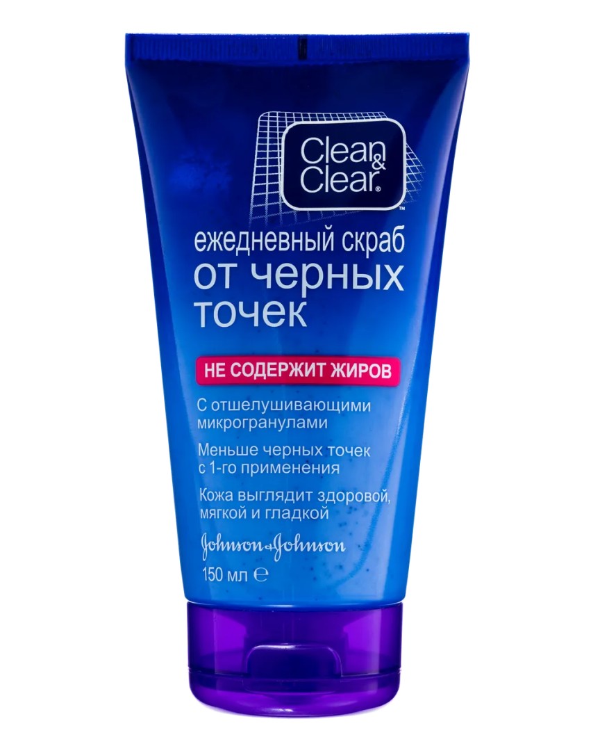 Clean&Clear Скраб от черных точек ежедневный, скраб, арт. 14980, 150 мл, 1 шт.