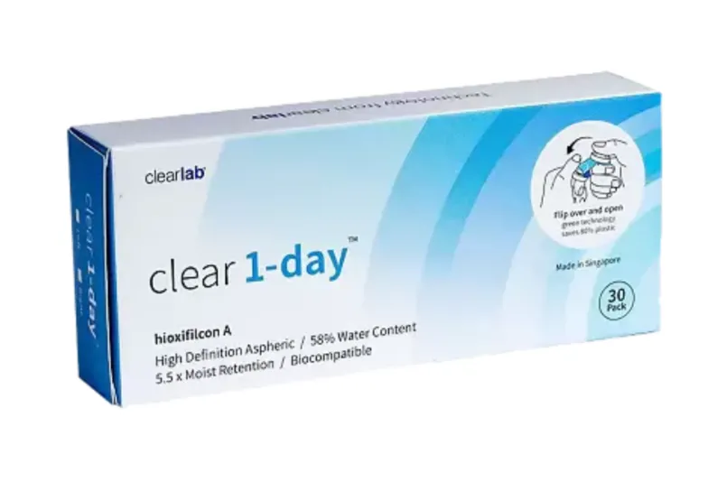 ClearLab Clear 1-day Линзы контактные, BC=8,7 d=14,2, D(-7.00), 30 шт.