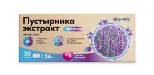 Пустырника экстракт Премиум BioForte с магнием, таблетки, 30 шт.