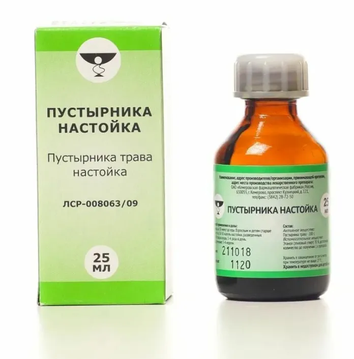 Пустырника настойка, настойка, 25 мл, 1 шт., Кемеровская фармфабрика