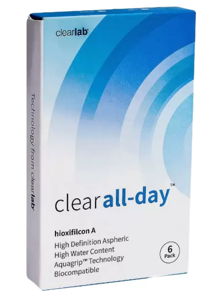 ClearLab Clear All-Day Линзы контактные, BC=8,6 d=14,2, D(-3.00), 6 шт.