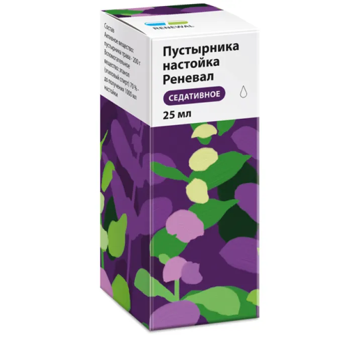 Пустырника настойка Реневал, настойка, 25 мл, 1 шт.