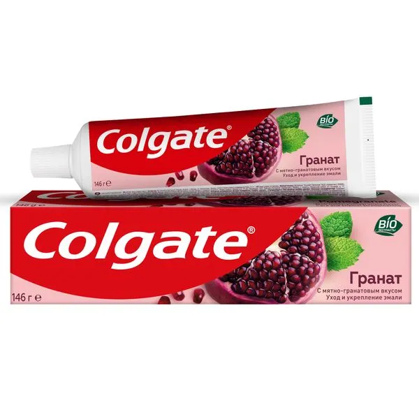 Colgate Паста зубная уход и укрепление эмали гранат, 100 мл, 1 шт.