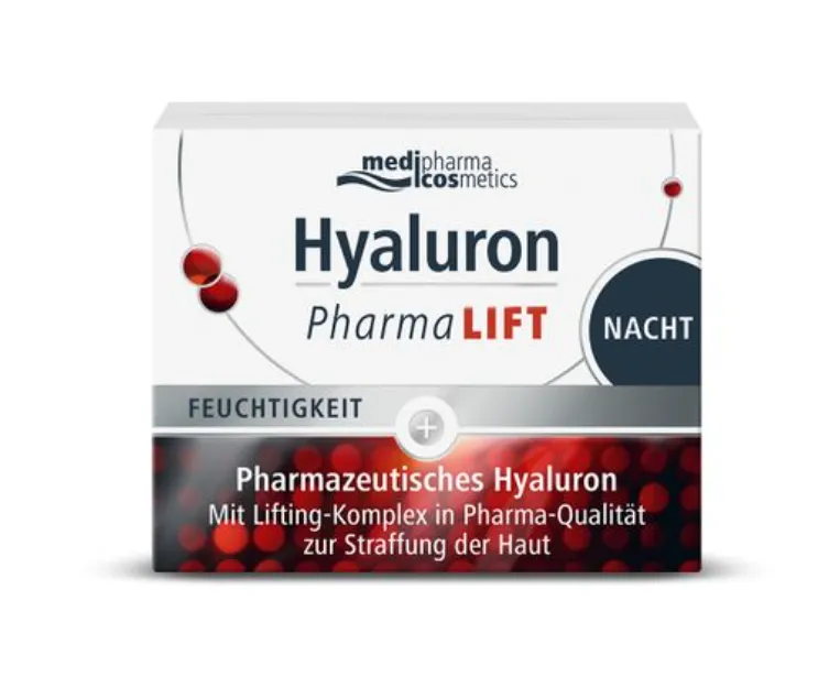 Medipharma Cosmetics Hyaluron Pharma Lift Крем ночной, крем, для лица, шеи и зоны декольте, 50 мл, 1 шт.