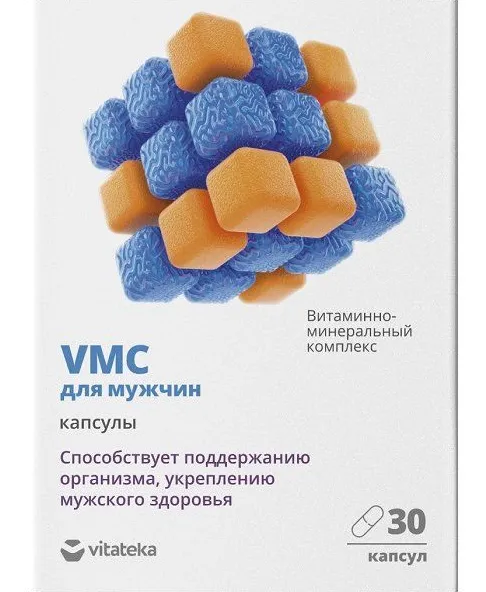 Витатека VMC Витаминно-минеральный комплекс для мужчин, капсулы, 30 шт.