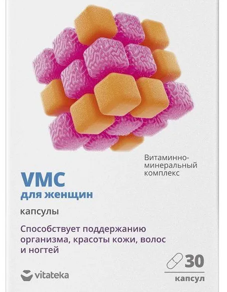 Витатека VMC Витаминно-минеральный комплекс для женщин, капсулы, 30 шт.