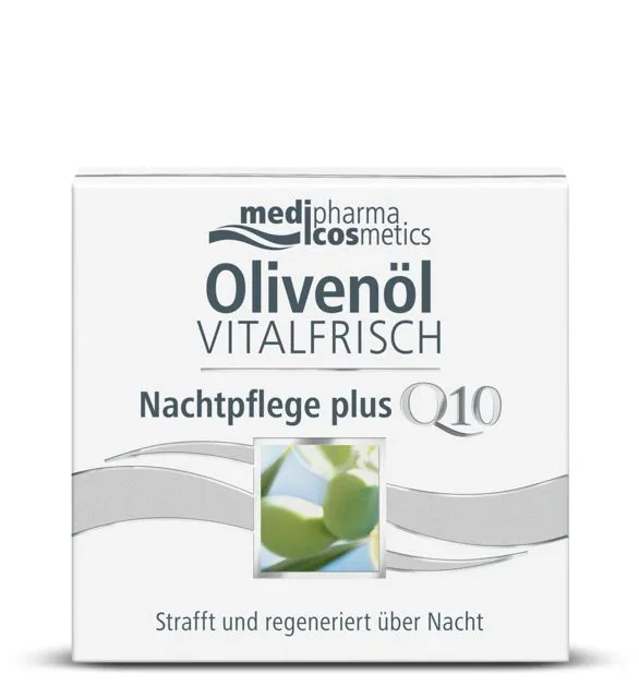 Medipharma Cosmetics Крем для лица против морщин Olivenol Vitalfrisch, крем для лица, ночной, 50 мл, 1 шт.