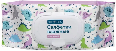 ComForte Влажные детские салфетки, 60 шт.