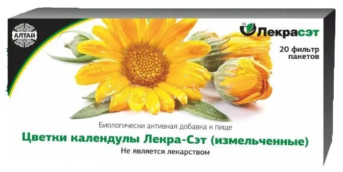 Цветки календулы, фиточай, 1.5 г, 20 шт.