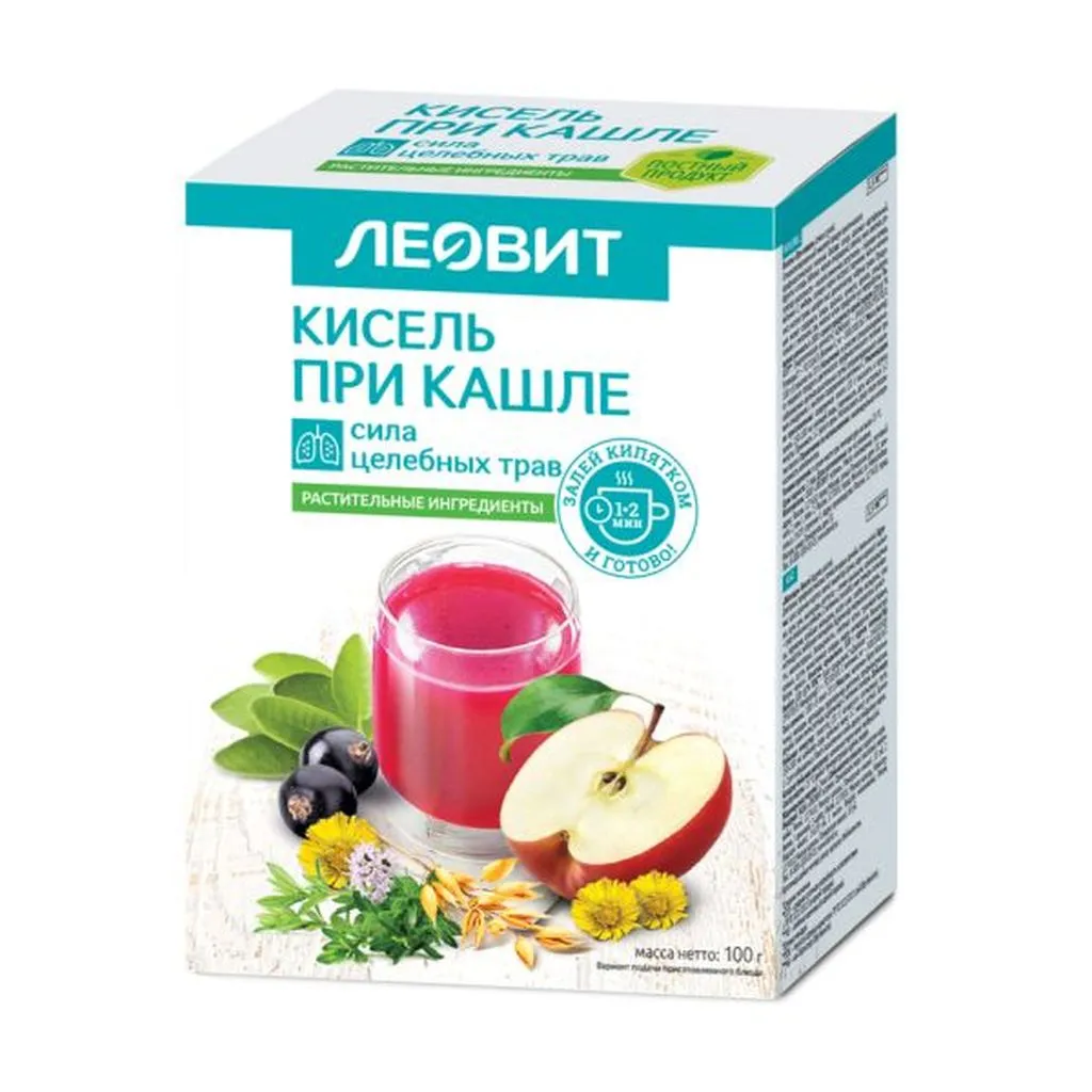 Кисель при кашле, порошок, 20 г, 5 шт.