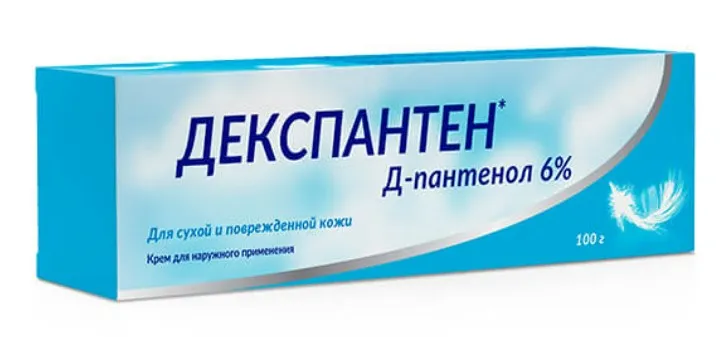 Декспантен крем с Д-пантенолом, 6%, крем для наружного применения, для сухой и поврежденной кожи, 100 г, 1 шт.