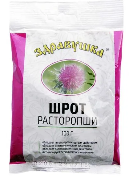 Расторопши шрот Здравушка, 100 г, 1 шт.